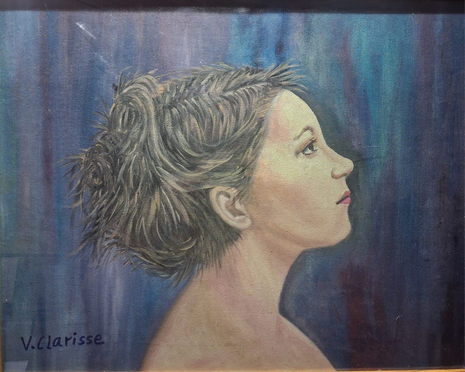 Portrait de femme silhouette