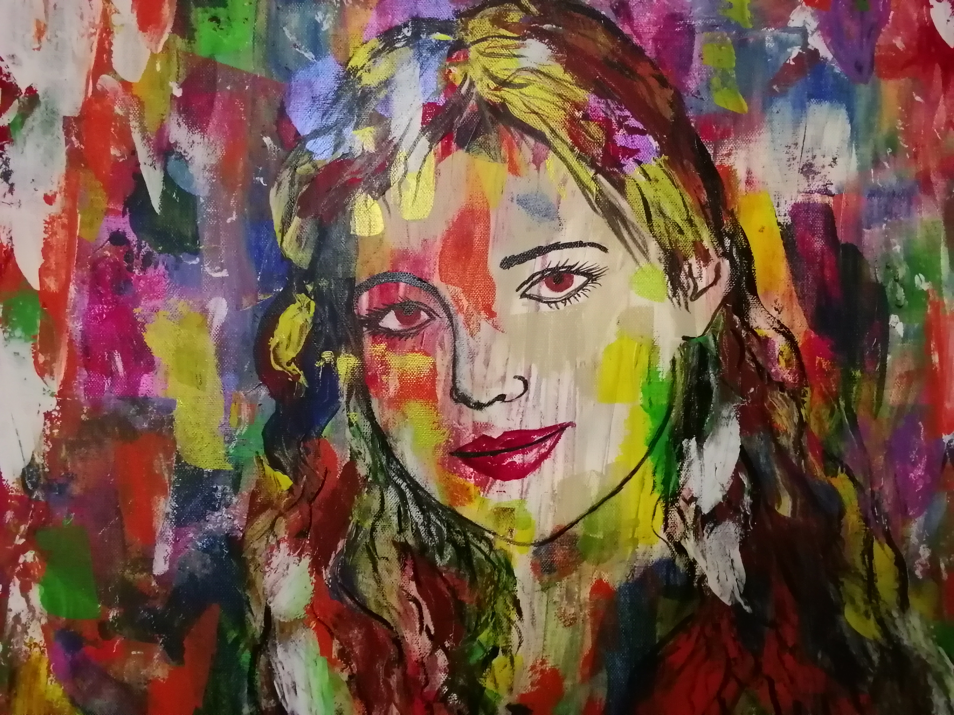 Eclats d'ames, 2026, acrylique